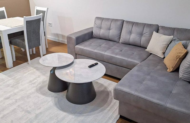 Location d’un appartement lumineux de 2 pièces, 46 m², Block A Residence, Nouveau Belgrade, Serbie
